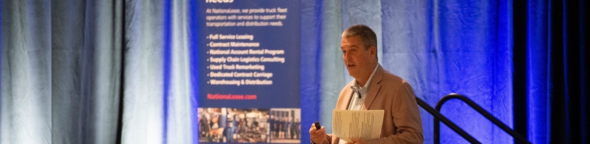 Dean Vicha at the 2025 NationaLease Maintenance Managers Meeting