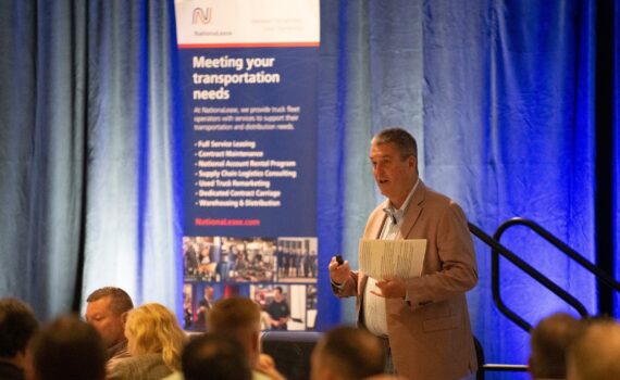 Dean Vicha at the 2025 NationaLease Maintenance Managers Meeting